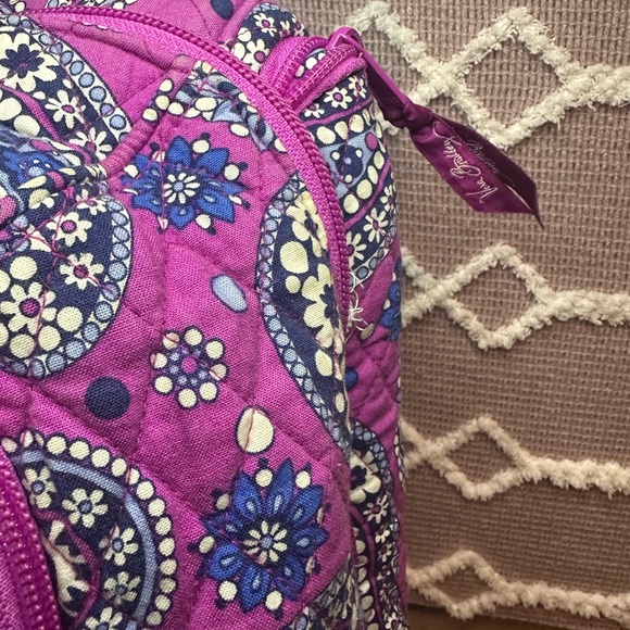 Purple Large Vera Bradley Laptop Backpack - Picture 3 of 11